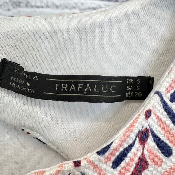 Zara Sleeveless Cutout Back Mini Romper Size S All Over Print Festival Chic Boho - Picture 7 of 8